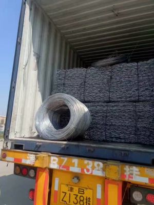 Double twist Hot Dipped Galvanized Hexagonal Wire Mesh Riverbank Gabion Box