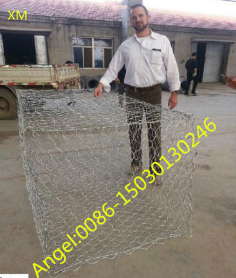Hexagonal Galvanized Gabion Box Stone Cage Mesh for philippines market