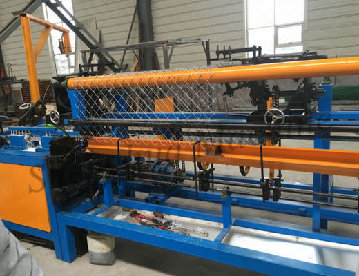 Fully-Automatic PLC control double wire feeding Chain Link Fence Machine