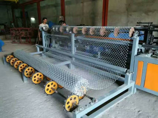 2 Width double wire feeding   Full Automatic PLC  Chain Link Fence Machine
