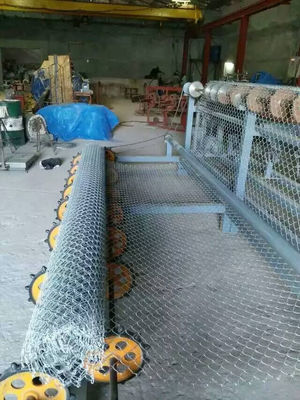 PLC control double wire full Automatic Chain Link Fence Machine,Diamond Mesh Machine