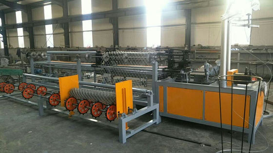 Fully-Automatic PLC control double wire feeding Chain Link Fence Machine