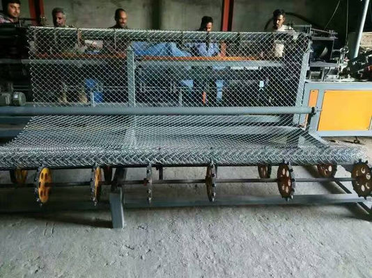 PLC control double wire full Automatic Chain Link Fence Machine,Diamond Mesh Machine