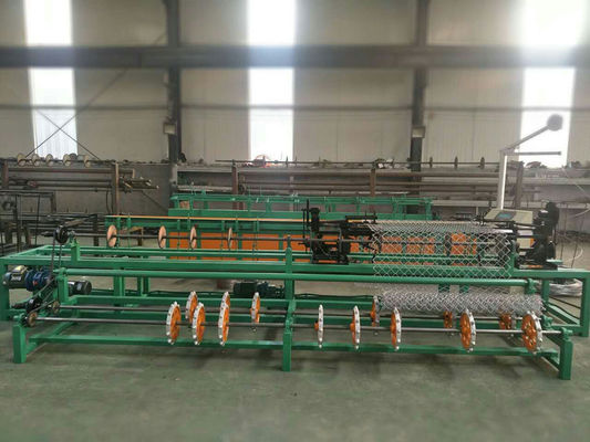 4m width Full Automatic  double wire feeding Chain Link Fence Machine