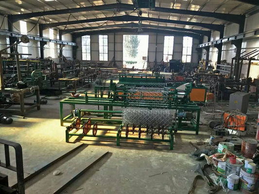 2m-4m width Full Automatic PLC single wire  Chain Link Fence Machine