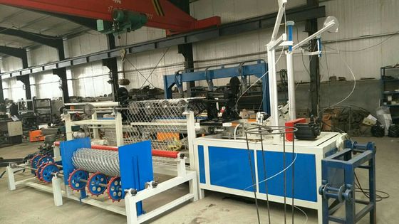 PLC control double wire full Automatic Chain Link Fence Machine,Diamond Mesh Machine