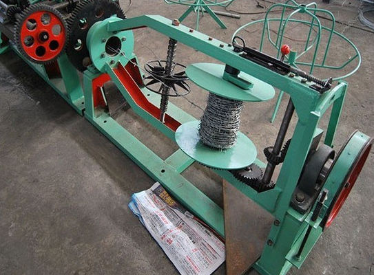 Full Automatic Double Standard Twisted Barbed Wire Making Machine  CS-A