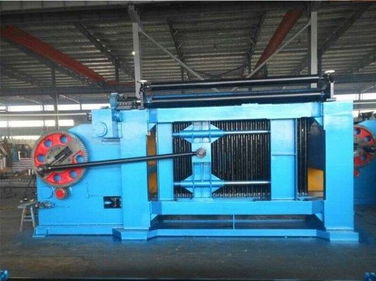CNC 4300mm Width Reverse Twist Gabion Hexagonal Wire Netting Machine