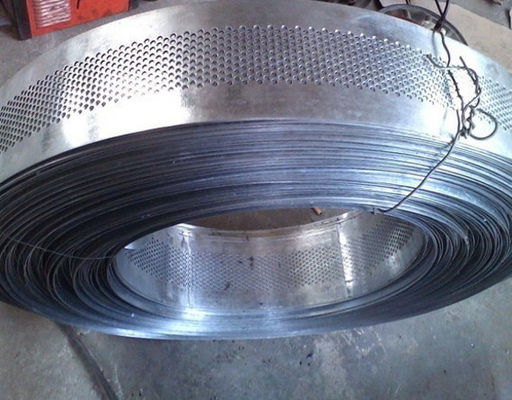 0.5mm thickness 4mm hole galvanized Perforated Metal Mesh Coil