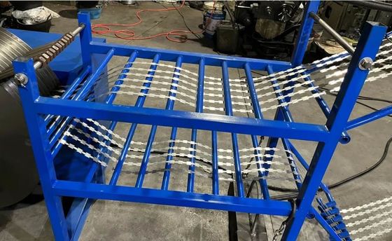 hot sale 9 trips Concertina Razor Barbed Wire Making Machine