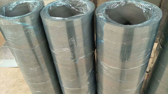 0.5mm thickness Stainless Steel / Galvanized Coil Perforated Metal Mesh