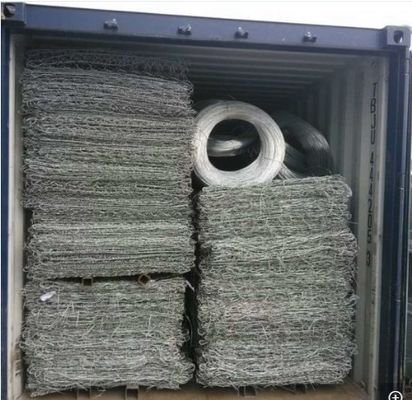China Anping 2X1X1, 80X100mm Wire Basket Hot-DIP Galvanized Gabion box/gabion mattress