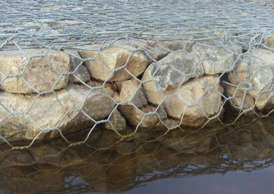 Hexagonal Galvanized Gabion Box Stone Cage Mesh for philippines market