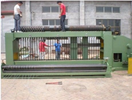 High Working Efficiency PLC Double Twist Gabion Wire Mesh Machine