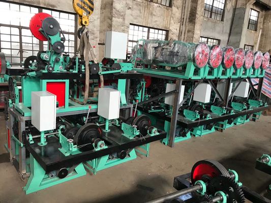 High Speed Fully Automatic Double Wire Barbed Wire Making Machine