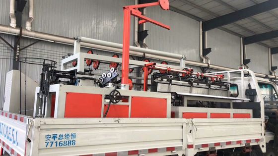 Full Automatic PLC control Double Wire feeding Chain Link Fence Machine