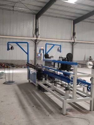 3m width Double wire feeding Fully Automatic Chain Link Fence  Machine