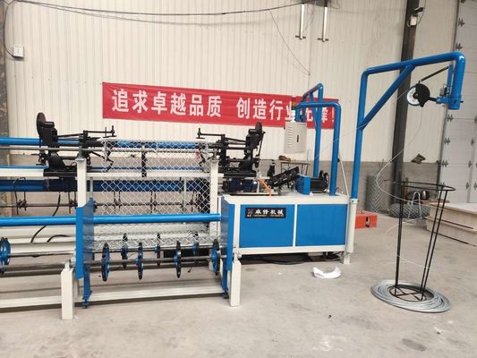 3m width Double wire feeding Fully Automatic Chain Link Fence  Machine