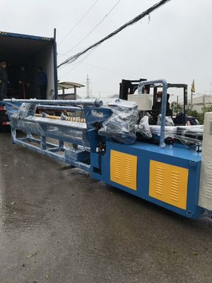 4m Width  Servo Motor double wire feeding Chain Link Fence  Machine