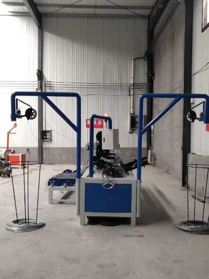 4m Width Full Automatic PLC double wire feeding Chain Link Fence machine