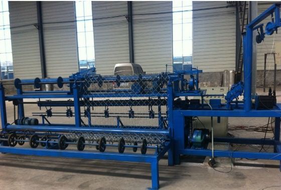 2m-4m Width Full Automatic Double /Single Wire feeding Chain Link Fence Making Machine