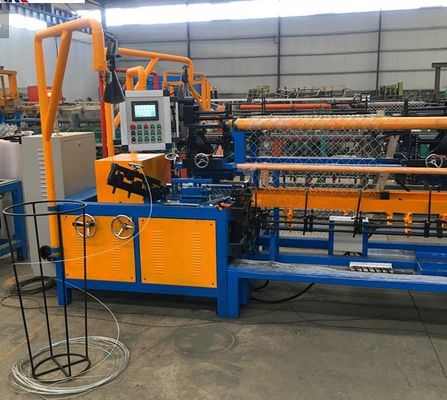 Double wire feeding Fully Automatic Chain Link Fence Making Machine