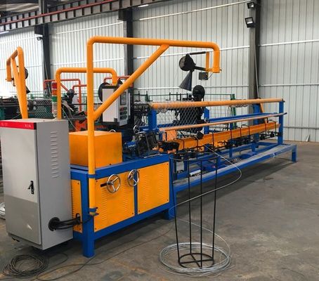 Fully-Automatic PLC control double wire feeding Chain Link Fence Machine