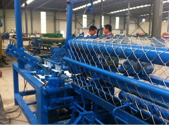 PLC control double wire  full  Automatic Chain Link Fence Machine,Diamond Mesh Machine
