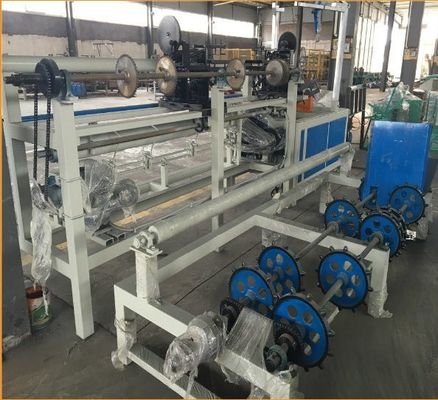3 width Full Automatic Single Wire feeding Chain Link Fence making Machine