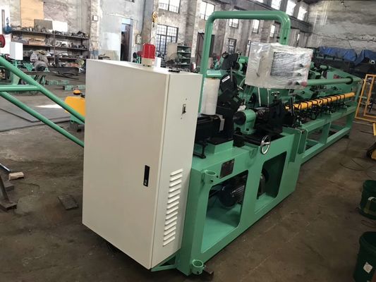 High Speed PLC control Full Automatic double wire Chain Link Fence Machine for Diamond Mesh