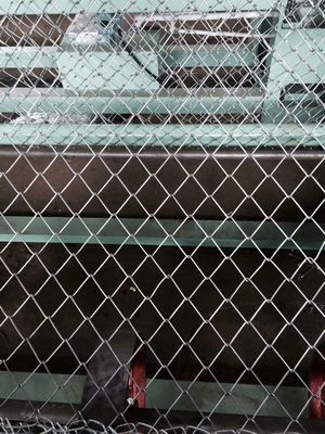 High Speed PLC Full Automatic Chain Link Fence Machine / Diamond wire Mesh machine
