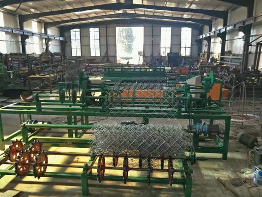 3m Width Full Automatic PLC single wire feeding Chain Link Fence machine