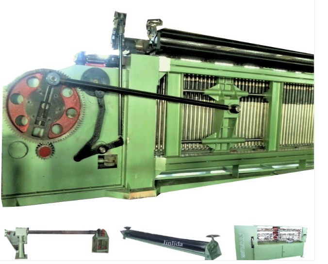 4300mm Weaving Mesh Width New Double Rack Drive Gabion Box Machine, Hexagonal Mesh Machine