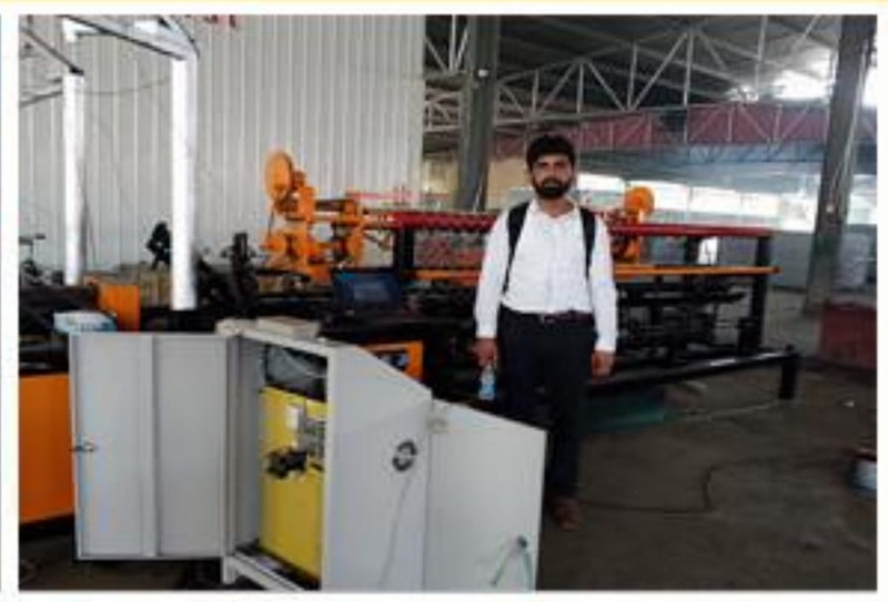 2m width double wire feeding full Automatic Chain Link Fence Machine